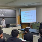 香芝中学校で職場体験学習の講演を行いました